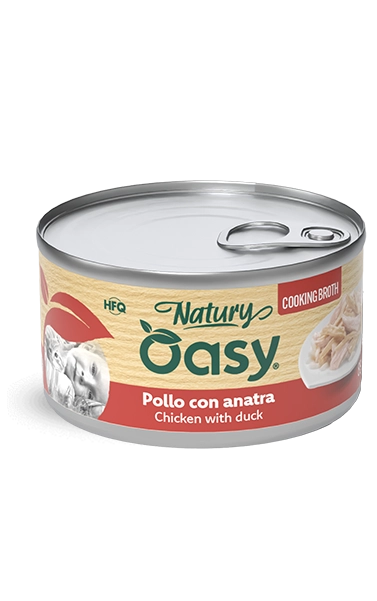 Oasy Gatto Natury Cooking Broth Pollo con Anatra 85g Oasy Gatto Natury Cooking Broth Pollo con Anatra 85g
